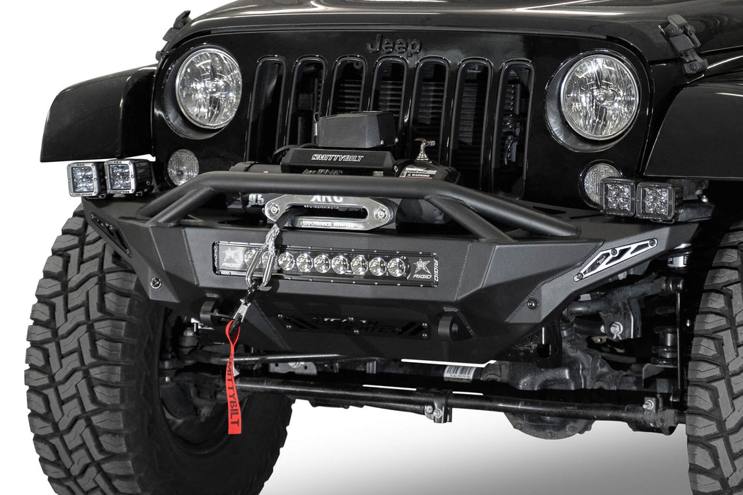 2007 - 2018 Jeep Wrangler JK Stealth Fighter Front Bumper, view 3