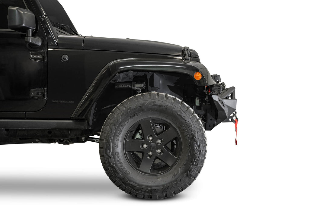 2007 - 2018 Jeep Wrangler JK Stealth Fighter Front Bumper, view 4