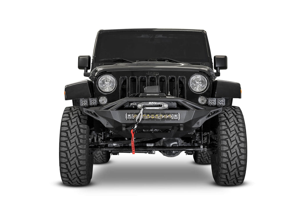 2007 - 2018 Jeep Wrangler JK Stealth Fighter Front Bumper, view 5