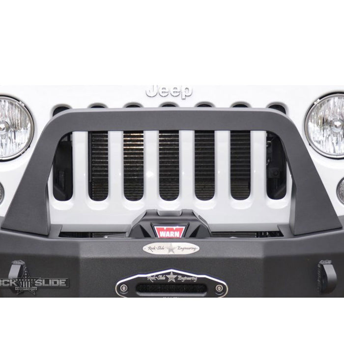 Jeep Bull Bar For Rigid Series Front Bumper Only Black Powdercoat Rock Slide Engineering