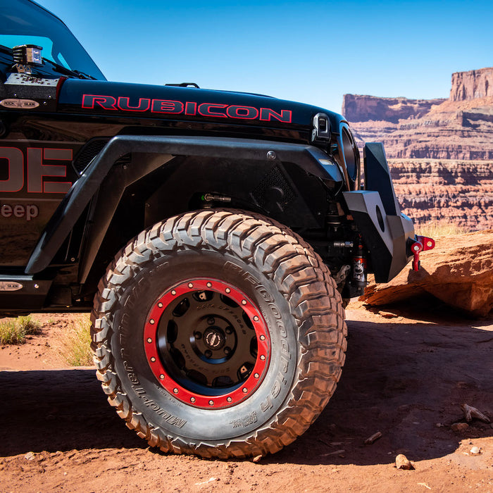 Jeep JL/JT Full Front Bumper For 18-Pres Wrangler JL/Gladiator Rigid Series Complete With Winch Plate Rock Slide Engineering