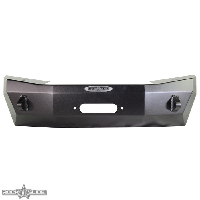 Jeep JK Shorty Front Bumper For 07-18 Wrangler JK With Winch Plate No Bull Bar Rigid Series Rock Slide Engineering