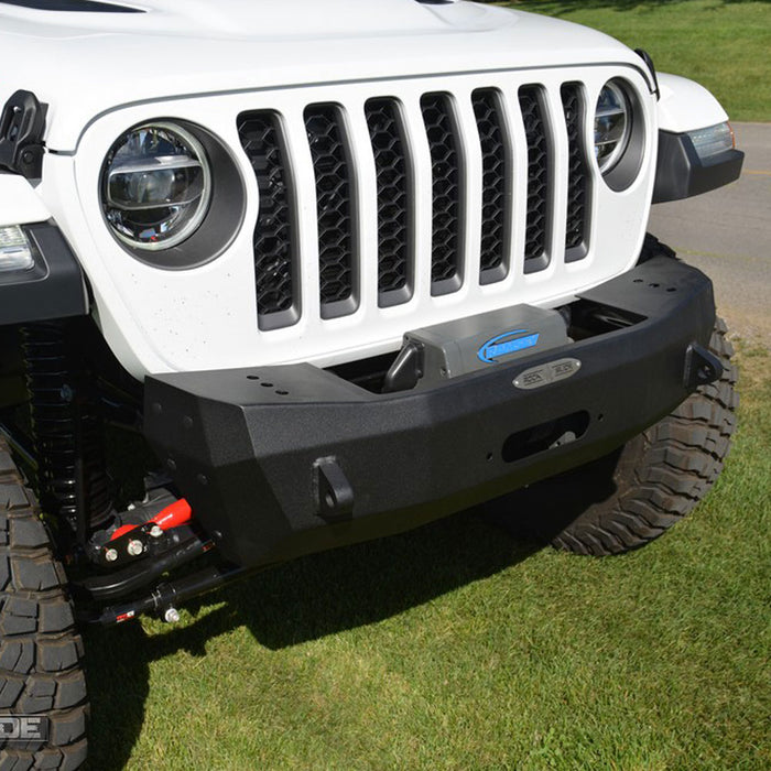 Jeep JL Shorty Front Bumper For 18-Pres Wrangler JL With Winch Plate No Bull Bar Rigid Series Rock Slide Engineering