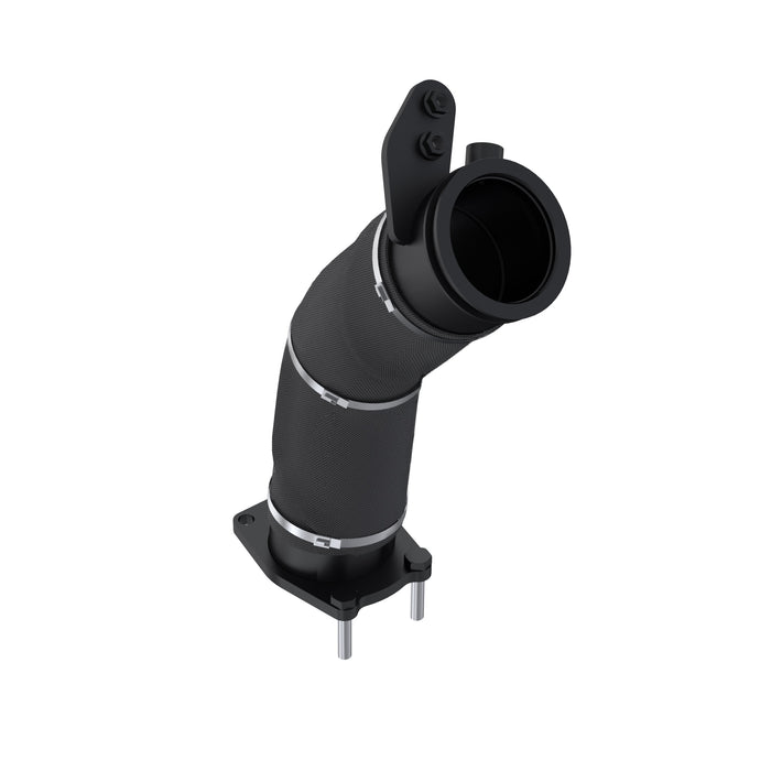 Black-Coated Aluminized Steel 3.5" Down Pipe