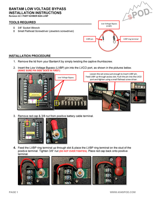 Bantam Low Voltage Bypass Spod, view 2