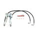 Grimm OffRoad Rear Brake Line Kit Black, Jeep Wrangler JL (2018-2026)