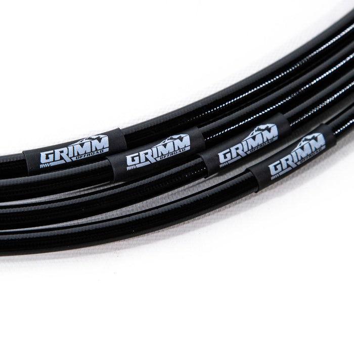 Grimm OffRoad Jeep Wrangler JK/JKU UD60 Brake Line Kit Front and Rear