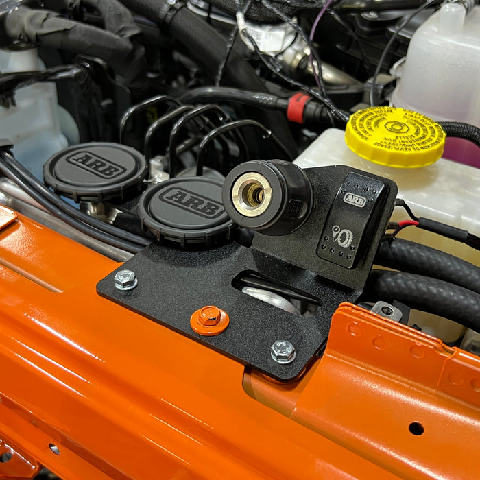 Grimm OffRoad Jeep Wrangler JL/JLU & Gladiator JT ARB Brushless Twin Compressor Mounting Bracket Kit