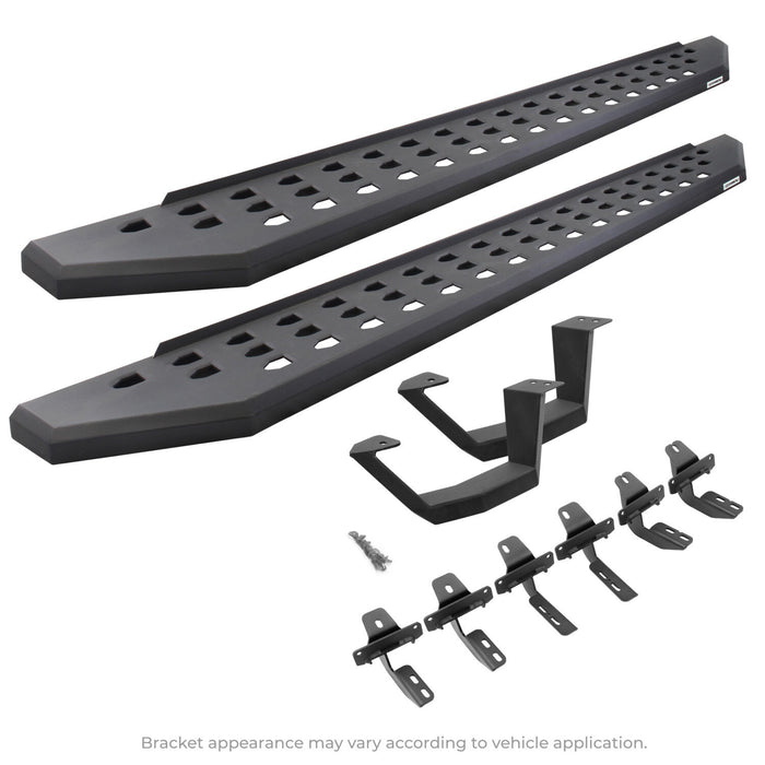 Go Rhino 18-20 Jeep Wrangler JL RB20 Complete Kit w/RB20 + Brkts + 1 pair RB20 Drop Steps