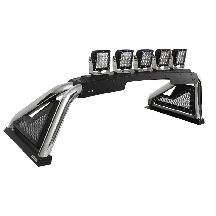 Go Rhino 14-19 Chevy 1500 LD (Classic) Sport Bar 2.0 Complete Kit w/Sport Bar+Retractable Light Mnt, view 2