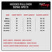Jeep Threads Sizing Chart - Hoodies