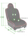 PRP Premier High Back Suspension Seat | Universal | P/N A100110-201, view 14