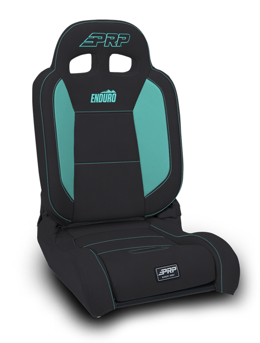 EnduroDaily Reclining Suspension Seat, Black & Teal Vinyl, Driver