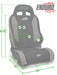PRP Enduro Elite Trek Edition Suspension Seat Kit | Pair with Mounts | Jeep Cherokee XJ (1995-2001) | P/N A89010-C33-50, view 3
