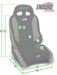PRP Enduro Elite Crawl Edition Suspension Seat Kit | Pair with Mounts | Jeep CJ7/Wrangler YJ (1976-1995) | P/N A90010-C32-50, view 3