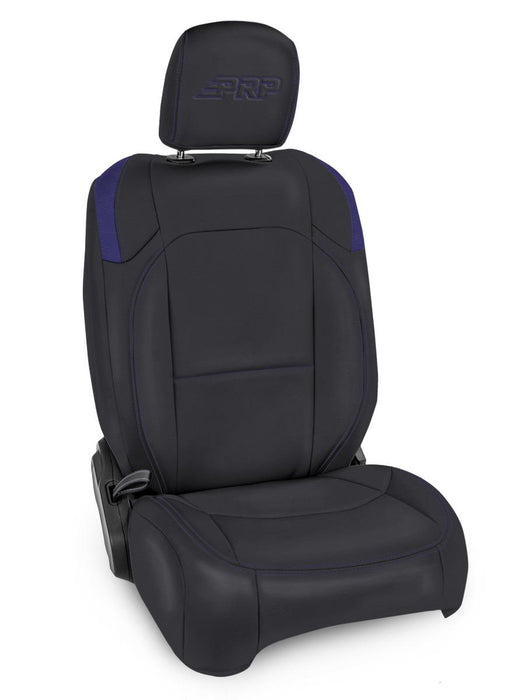 PRP Front Seat Covers | Pocket Back | Pair | Jeep Wrangler JLU 4-Door (2018-2024)/Gladiator JT (2020-2024) | P/N B039-01, view 9