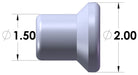 1 1/2" Heavy Wall Tube Insert Dimensions