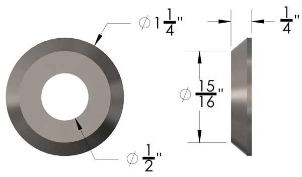 Weld Washer 1/2