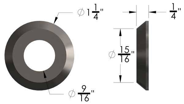 Weld Washer 9/16