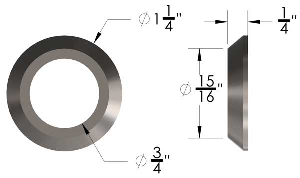Weld Washer 3/4