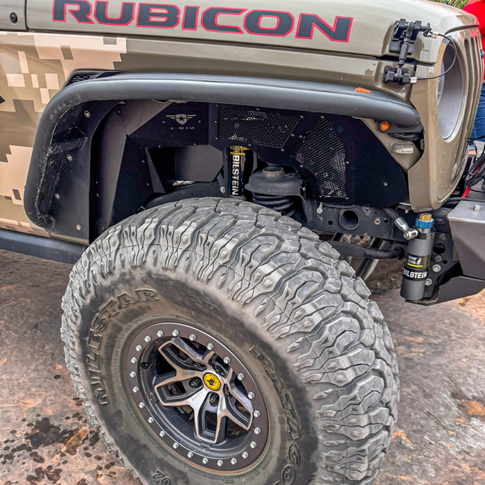Combat Off Road Battle Ready Max Flow Aluminum Inner Fenders - Front | Jeep Wrangler JL/JLU (18-26) | P/N 25-1266