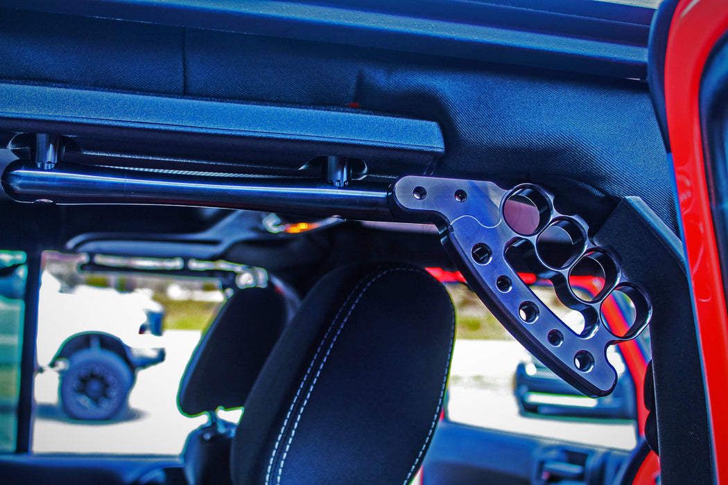 Black Anodize JK JKU Rear Knuckle Grab Handles