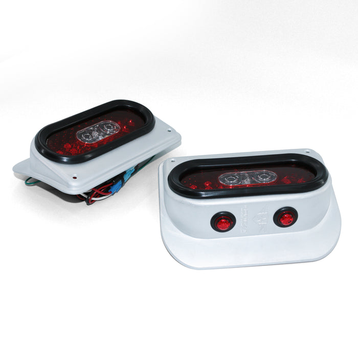 Combat Off Road Tail Gunner LED Tail Lights - Raw | Jeep Wrangler JK/JKU (07-18) | P/N 15-1150