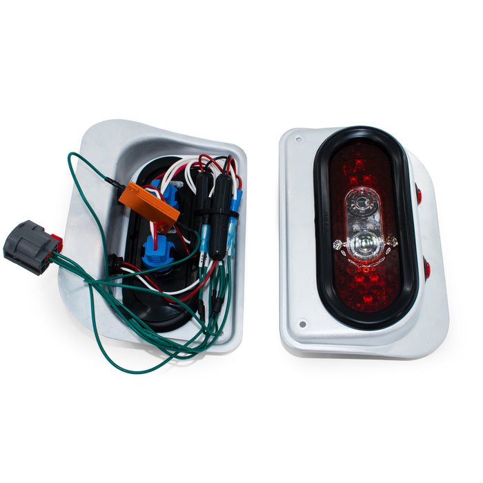 Combat Off Road Tail Gunner LED Tail Lights - Raw | Jeep Wrangler JK/JKU (07-18) | P/N 15-1150