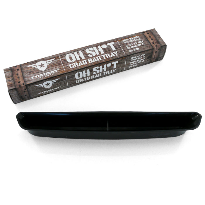 Combat Off Road OH SHT Grab Bar Tray | Jeep Wrangler JL & Gladiator JT (18-23) | P/N 99-1019