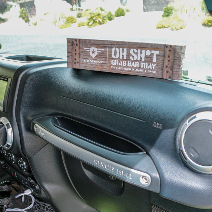 Combat Off Road OH SHT Grab Bar Tray | Jeep Wrangler JK (11-18) | P/N 99-1018