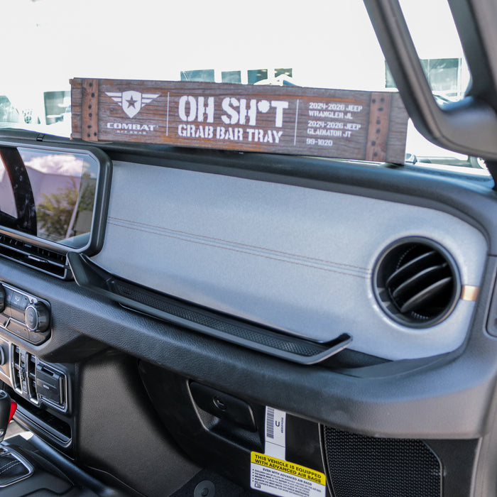 Combat Off Road OH SHT Grab Bar Tray | Jeep Wrangler JL & Gladiator JT (24-26) | P/N 99-1020