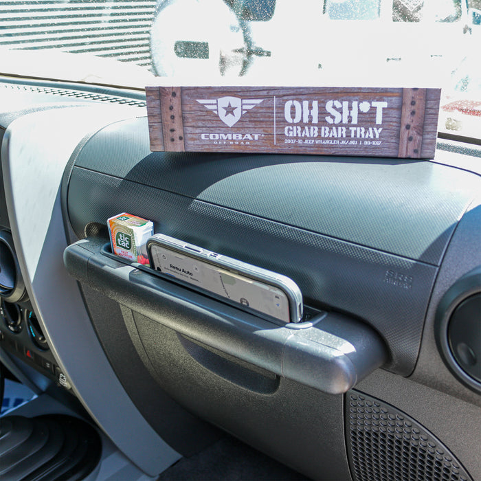 Combat Off Road OH SHT Grab Bar Tray | Jeep Wrangler JK (07-10) | P/N 99-1017