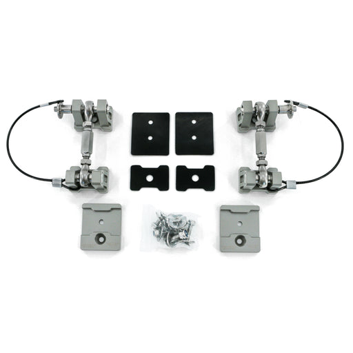 Combat Off Road Off-the-Turnbuckle Billet Aluminum Hood Latches - Raw | Jeep Wrangler JK/JL & Gladiator JT (07-26) | P/N 99-1190