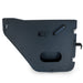 Combat Off Road Full Metal Jacket Aluminum Half Doors - Black - Rear Pair | Jeep Wrangler JL/JLU (18-26) | P/N 25-1039