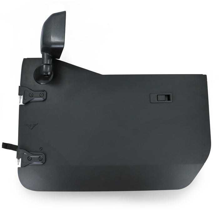 Combat Off Road Full Metal Jacket Aluminum Half Doors - Raw - Front Pair | Jeep Wrangler JL/JLU (18-26) | P/N 25-1136