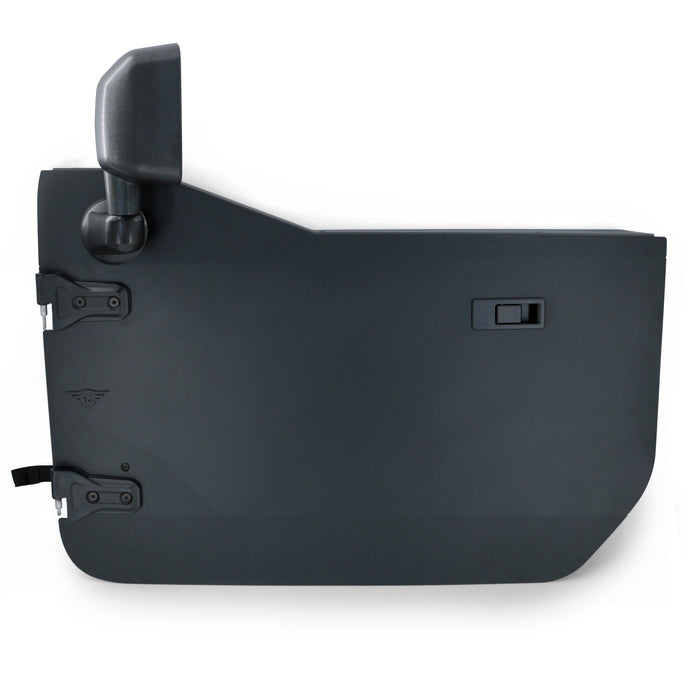 Combat Off Road Full Metal Jacket Aluminum Half Doors - Raw - Front Pair | Jeep Gladiator JT (20-26) | P/N 35-1136