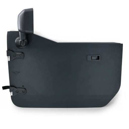 Combat Off Road Full Metal Jacket Aluminum Half Doors - Black - Front Pair | Jeep Gladiator JT (20-26) | P/N 35-1036