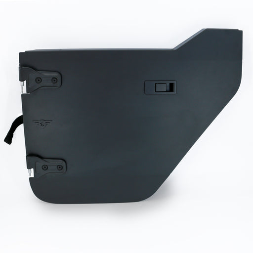 Combat Off Road Full Metal Jacket Aluminum Half Doors - Raw - Rear Pair | Jeep Gladiator JT (20-26) | P/N 35-1139