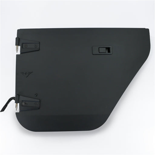 Combat Off Road Full Metal Jacket Aluminum Half Doors - Black - Rear Pair | Jeep Wrangler JK/JKU (07-18) | P/N 15-1039