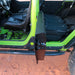 Combat Off Road Full Metal Jacket Aluminum Half Doors - Black - Rear Pair | Jeep Wrangler JK/JKU (07-18) | P/N 15-1039