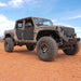 Combat Off Road Full Metal Jacket Aluminum Half Doors - Raw - Front Pair | Jeep Gladiator JT (20-26) | P/N 35-1136