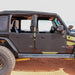 Combat Off Road Full Metal Jacket Aluminum Half Doors - Raw - Front Pair | Jeep Wrangler JL/JLU (18-26) | P/N 25-1136
