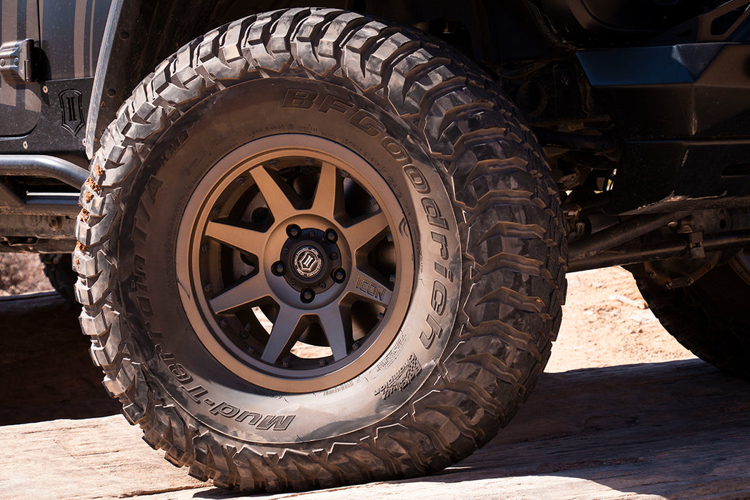 ICON Alloys Rebound Pro 17x8.5 5x4.5 0mm Offset 4.75in BS 71.5mm Bore Bronze Wheel, view 10