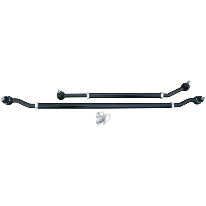 RockJock Currectlync Modular Extreme Duty Steering System, RH Drive JK, Bolt-On, 1 5/8 in. Dia. Tie Rod/Drag Link, Heavy Duty Steering Stabilizer Shock Mounting Kit