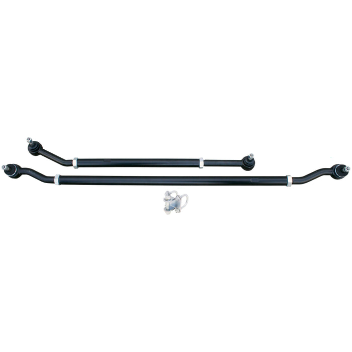 RockJock Currectlync Modular Extreme Duty Steering System, JK, Bolt-On, 1 5/8 in. Dia. Tie Rod/Drag Link, HD Steering Stabilizer Shock Mounting Kit