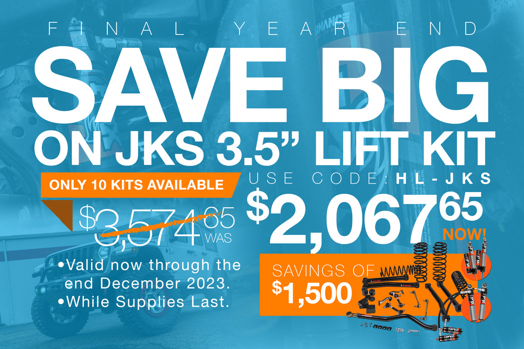 PROMO 3.5" Lift Kit | J-Konnect | Wrangler JL 4-Door