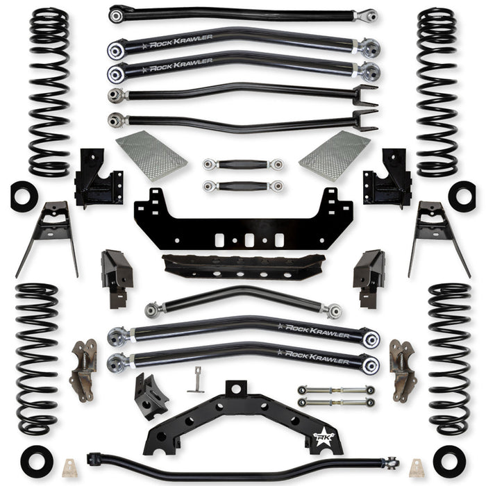 4.5 Inch Adventure-X "No Limits" Long Arm Suspension - 4 Door JLU, view 2