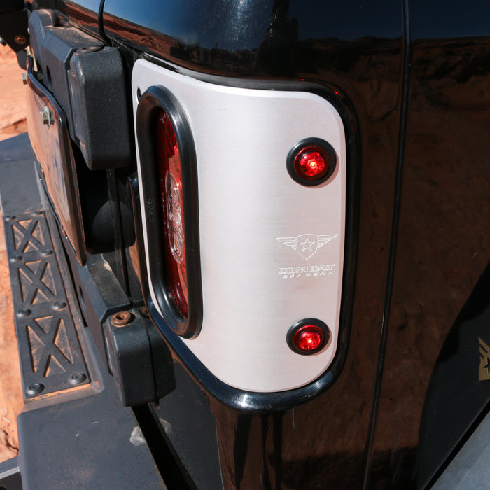 Combat Off Road Tail Gunner LED Tail Lights - Raw | Jeep Wrangler JL/JLU (18-26) | P/N 25-1150