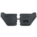 Combat Off Road Full Metal Jacket Aluminum Half Doors - Black - Rear Pair | Jeep Gladiator JT (20-26) | P/N 35-1039