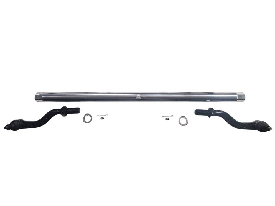 APEX Designs KIT126 - Jeep Wrangler JL & Gladiator JT - 2.5 Ton ProLock Tie Rod Assembly - Dana44 - Polished Aluminum | P/N KIT126